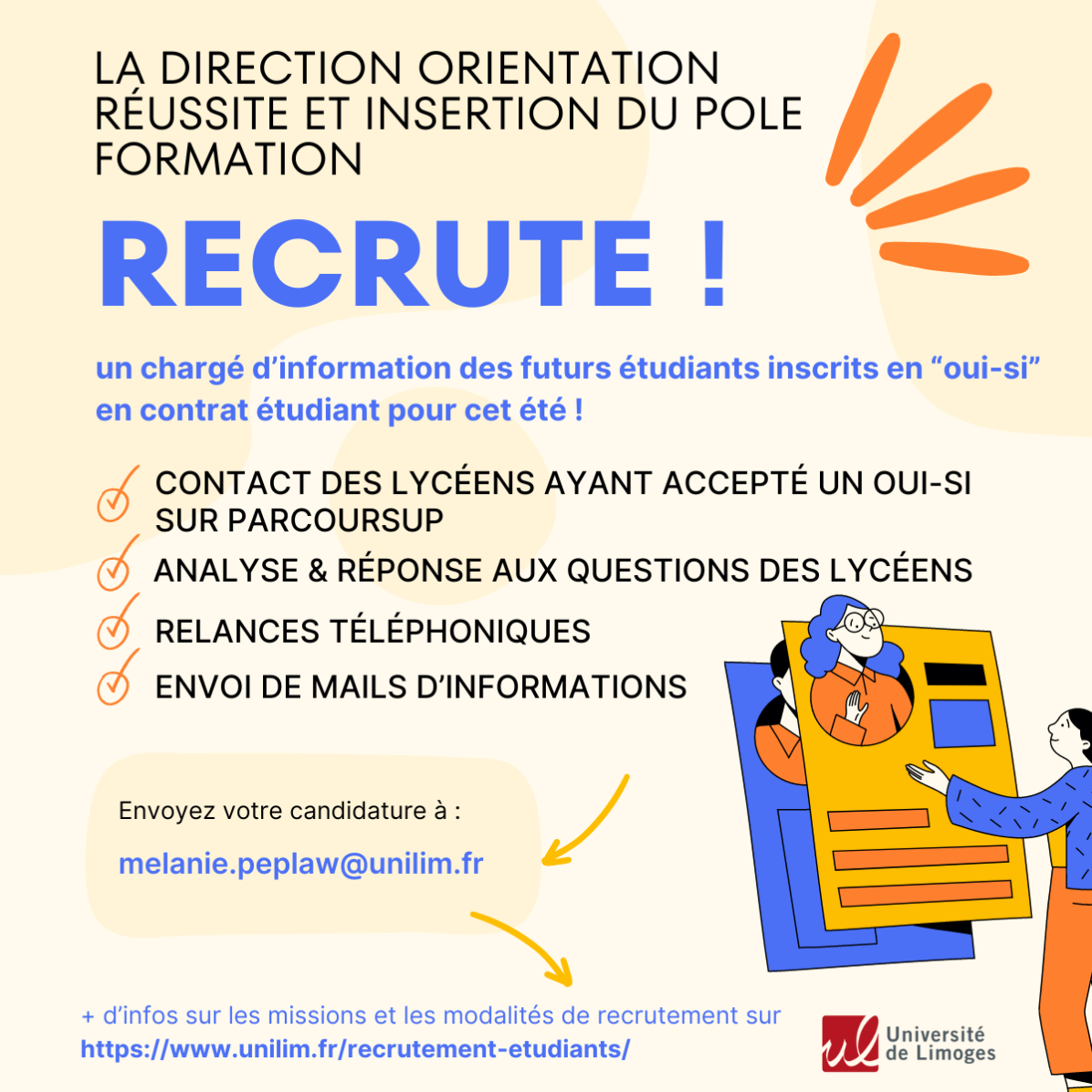 Post recrutement contrat étudiant (1)