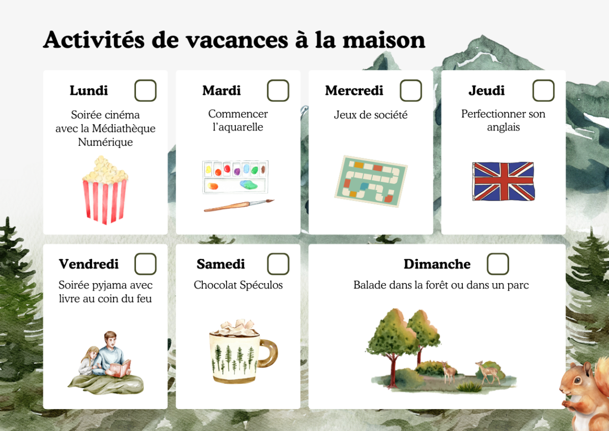 activités vacances