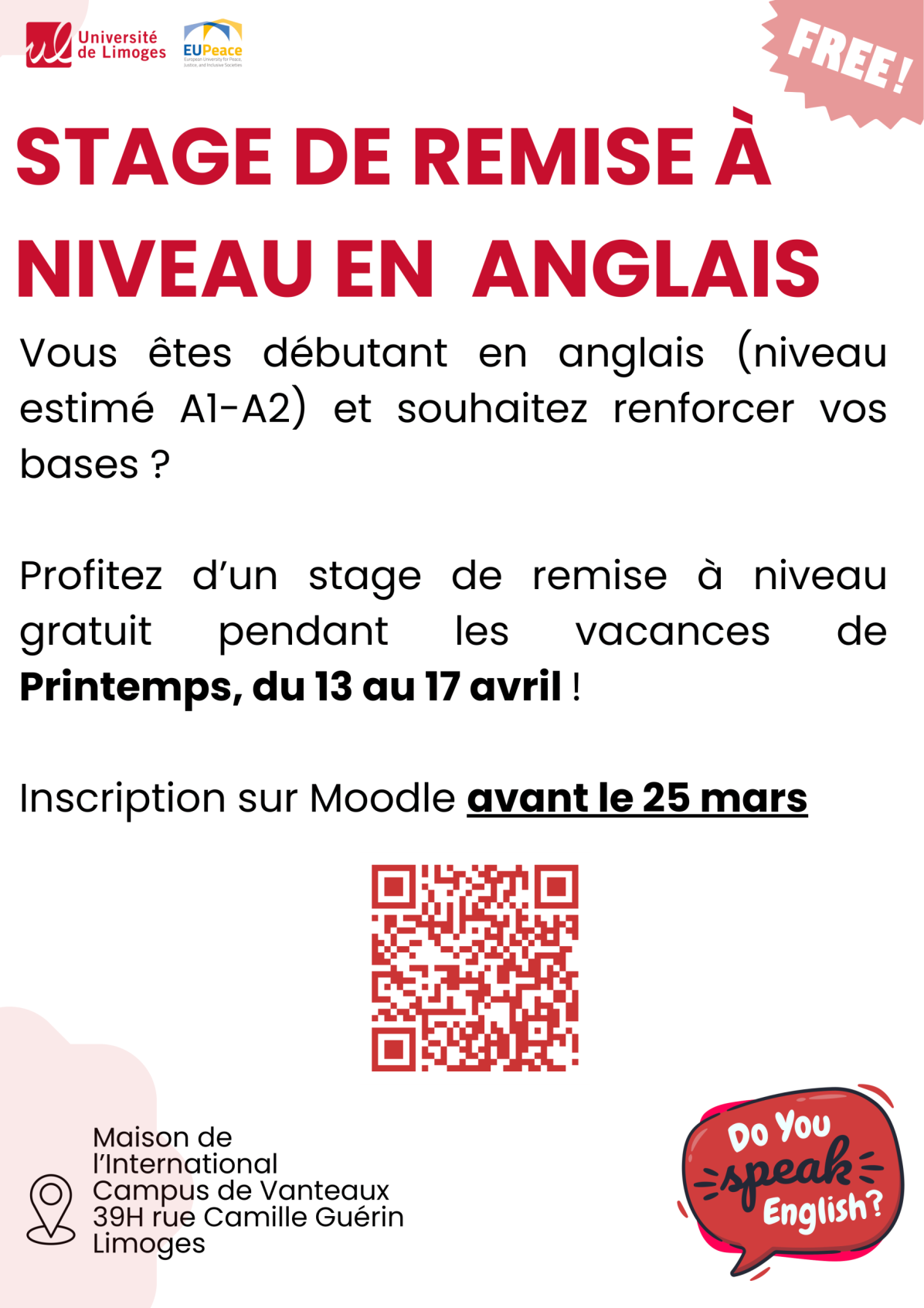 affiche-stage-remise-a-niveau-danglais
